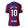 Fotballtrøye FC Barcelona Ansu Fati 10 Hjemmedrakt 2023-24 Kortermet - Barn(+ Shorts)